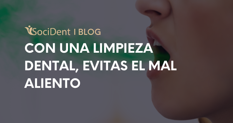 Con una limpieza dental evitas el mal aliento